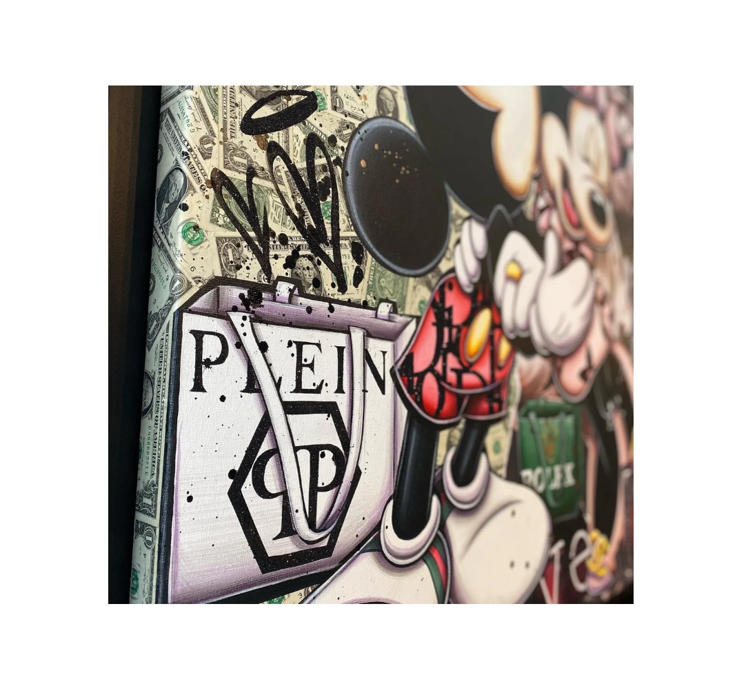 Luxury Love Mickey and Minnie - Wanted Art Gallery