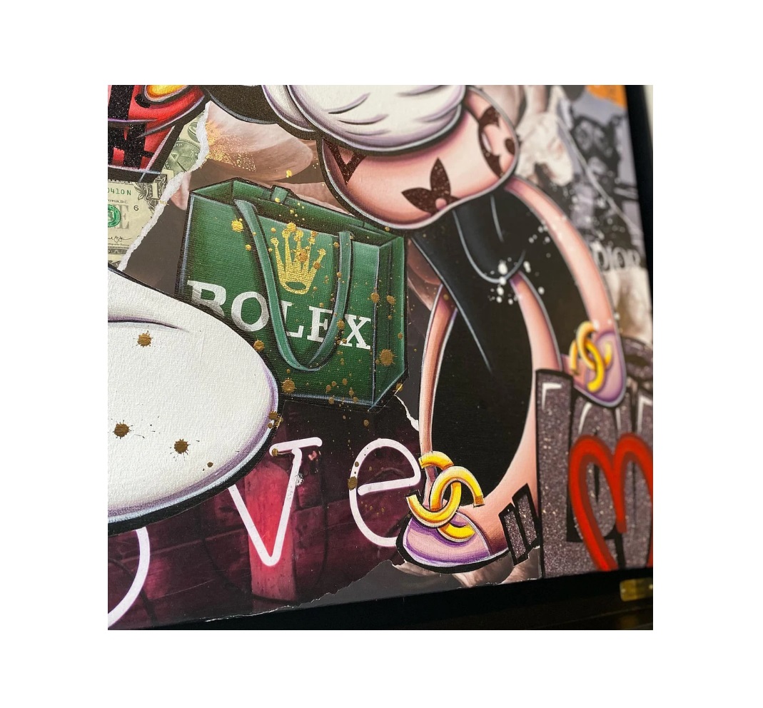 Luxury Love Mickey and Minnie - Wanted Art Gallery